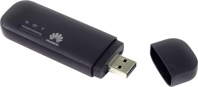 Модем Huawei E8372 3G/4G LTE, WiFi, USB, черный (51071KBM)