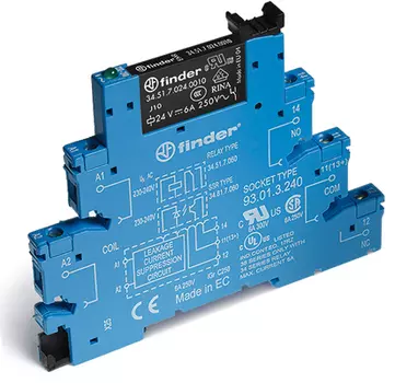 Модуль интерфейсный FINDER, 6А (385132400060)