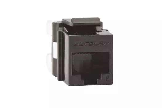 Модуль Keystone Eurolan, RJ-45 cat.6, 1шт., черный (16B-U6-03BL)