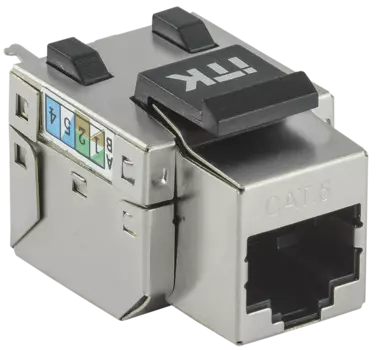 Модуль Keystone ITK, 1xRJ-45 cat.6, 1шт., серый (CS1-1C06F-11)