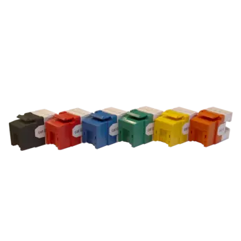 Модуль Keystone Lanmaster 180 градусов, RJ-45 cat.6, 1шт., желтый (LAN-OK45U6/180P-YL)