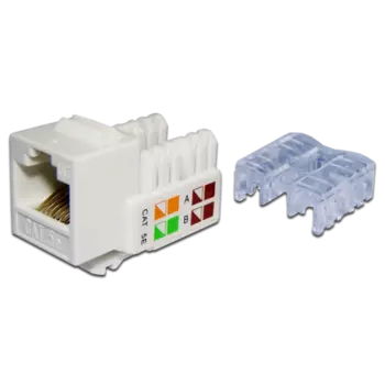 Модуль Keystone Lanmaster 90 градусов, RJ-45 cat.5e, 1шт., белый (NM-KSTU90/WH)