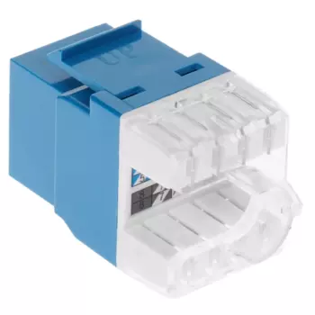 Модуль Keystone Lanmaster LAN-OK45U5E/180P-BL, RJ-45 cat.5e, 1шт., синий (LAN-OK45U5E/180P-BL)