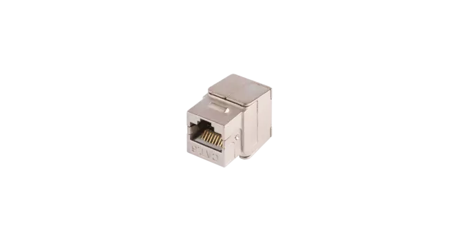 Модуль Keystone NIKOMAX Essential Line самозажимной, RJ-45(8P8C) cat.6 экранированный, 1шт., металлик (NMC-KJSE2-ET-MT)