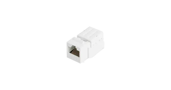 Модуль Keystone NIKOMAX Fast Termimnation, 1xRJ-45 cat.5e, 1шт., белый (NMC-KJUD2-FT-WT)