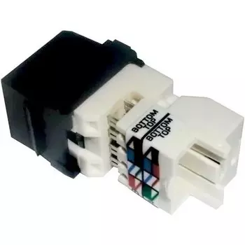 Модуль Keystone PANDUIT, RJ-45 cat.6, 1шт., черный (KJ688TPBL)