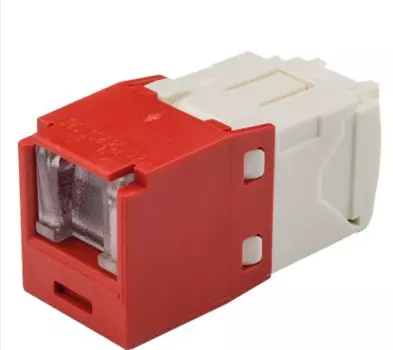 Модуль Mini-Com PANDUIT CJH688TGRD, RJ-45 cat.6, 1 шт., красный (CJH688TGRD)