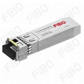 Модуль SFP+ FIBO, 100 км, LC, Tx:1550 нм, Rx:1550 нм, 10 Гбит/с, SM, двойной, DDM (FT-S10-X55100LD)