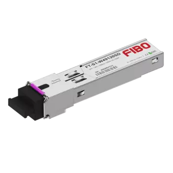 Модуль SFP FIBO, 120 км, SC, Tx:1490 нм, Rx:1550 нм, 1.25 Гбит/с, SM, одинарный, DDM (FT-S1-W49120SD)