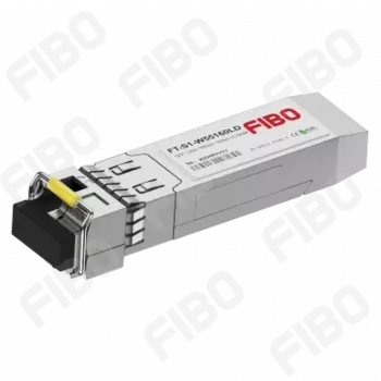 Модуль SFP FIBO, 160 км, LC, Tx:1550 нм, Rx:1490 нм, 1.25 Гбит/с, SM, одинарный, DDM (FT-S1-W55160LD)