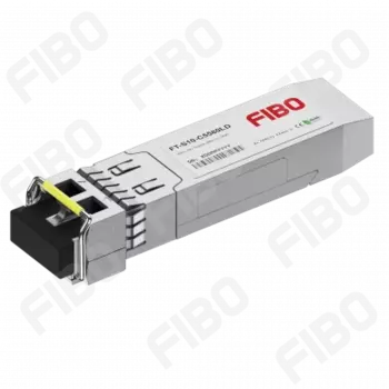 Модуль SFP+ FIBO, 80 км, LC, Tx:1550 нм, 10 Гбит/с, SM, двойной, WDM, DDM (FT-S10-C5580LD)