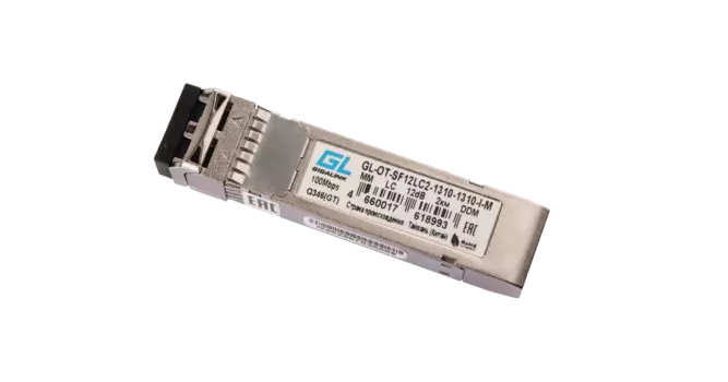 Модуль SFP Nikomax (Gigalink), 2 км, LC, Tx:1310 нм, Rx:1310 нм, 100 Мбит/с, MM, двойной, DDM (GL-OT-SF12LC2-1310-1310-I-M)