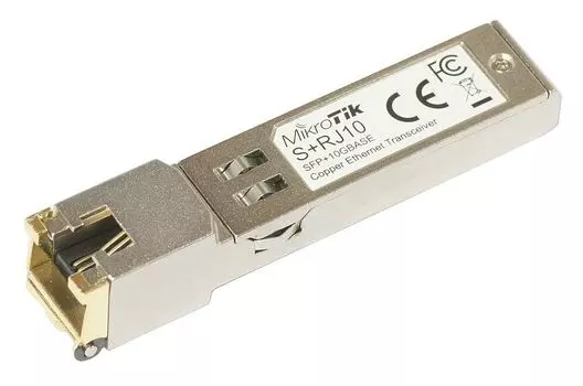Модуль SFP+ Mikrotik, 30 м, RJ-45, 10 Гбит/с (S+RJ10)