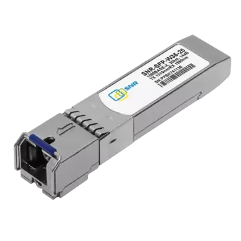 Модуль SFP SNR, 20 км, LC, Tx:1550 нм, Rx:1310 нм, 1 Гбит/с, SM, одинарный, WDM (SNR-SFP-W53-20-LC)
