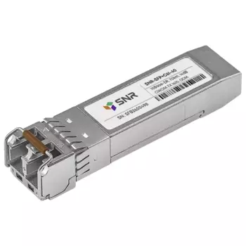 Модуль SFP+ SNR, 40км, LC, 14 дБ, Tx:1610 нм, 10 Гбит/с, SM, двойной (SNR-SFP+C61-40)