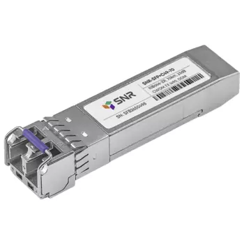 Модуль SFP+ SNR, 70 км, LC, Tx:1490 нм, 10 Гбит/с, SM, двойной (SNR-SFP+C49-70)