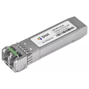Модуль SFP SNR, 80 км, LC, Tx:1330 нм, 1 Гбит/с, SM, двойной (SNR-SFP-C33-80)
