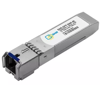 Модуль SFP SNR SNR-SFP-W45-80, 80 км, SC, Tx:1490 нм, Rx:1550 нм, 1 Гбит/с, SM, одинарный, WDM, DDM (SNR-SFP-W45-80)