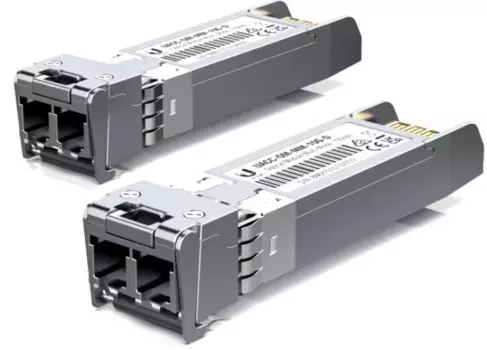 Модуль SFP+ UBIQUITI UACC-OM-MM-10G-D-2, 300 км, LC, Tx:850 нм, Rx:850 нм, 10 Гбит/с, MM, двойной, DDM, 2 шт. (UACC-OM-MM-10G-D-2)