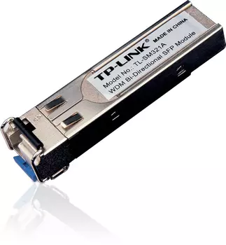 Модуль SFP TP-Link TL-SM321A, 10 км, LC, Tx:1550 нм, Rx:1310 нм, 1.25 Гбит/с, SM, WDM (TL-SM321A)