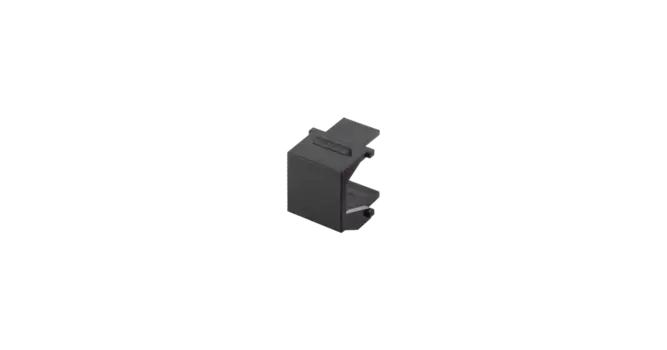 Модуль-заглушка NIKOMAX типа Keystone, 10шт., черный (NMC-KJ-BLANK-BK-10)