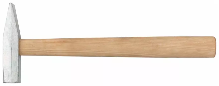 Молоток оцинкованный, рукоять дерево, боек сталь 200 г, FIT (44412)