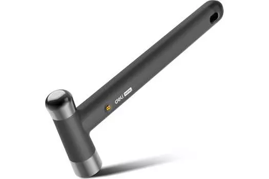 Молоток, рукоять термопластичная резина, боек сталь 250 г, Deli Home Series Black HT7008 (104617)