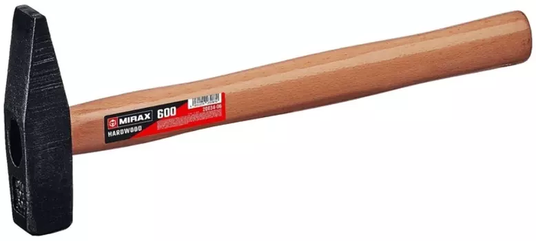 Молоток слесарный, рукоять дерево, боек 600 г, MIRAX 20034-06