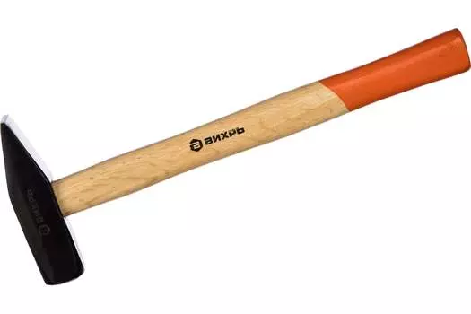 Молоток слесарный, рукоять дерево, боек сталь 800 г, ВИХРЬ (73/6/8/4)