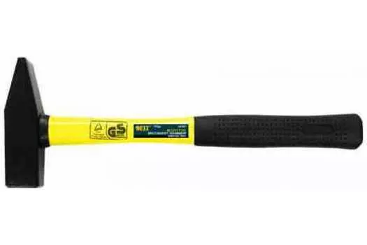 Молоток слесарный, рукоять фиберглас обрезиненный, боек сталь 500 г, FIT (44285)