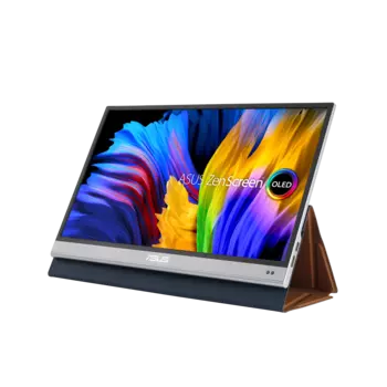 Монитор 13.3" ASUS ZenScreen MQ13AH OLED, 1920x1080 (16:9), 250кд/м2, 5 мс, 178°/178°, HDMI, USB Type-C, темно-серый (90LM07EV-B01170)