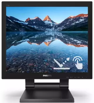 Монитор 17" Philips B Line 172B9T (00/01) TN, сенсорный, 1280x1024 (5:4), 250кд/м2, 1мс, 170°/160°, VGA, DVI, HDMI, DisplayPort, USB-Hub, черный (172B9T (00/01))