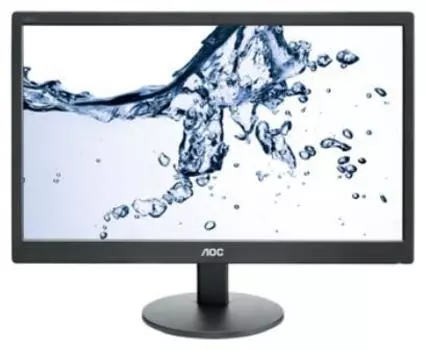 Монитор 18.5" AOC e970Swn TN, 1366x768 (16:9), 200cd/m2, 5ms, VGA, черный