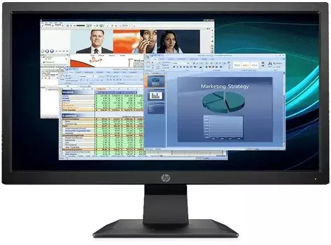 Монитор 20" HP P204v TN, 1600x900 (16:9), 200кд/м2, 5мс, 170°/160°, FreeSync, VGA, HDMI, черный (5RD66AA#ABB)
