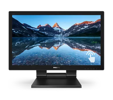 Монитор 21.5" Philips 222B9T (00/01) TN, сенсорный, 1920x1080 (16:9), 250кд/м2, 1мс, VGA, DVI, HDMI, DisplayPort, USB-Hub, черный