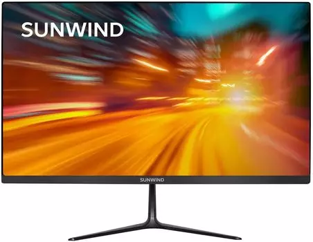 Монитор 21.5" Sunwind SUN-M22BA102 VA, 1920x1080 (16:9), 220кд/м2, 5 мс, 178°/178°, VGA, HDMI, черный (SUN-M22BA102)