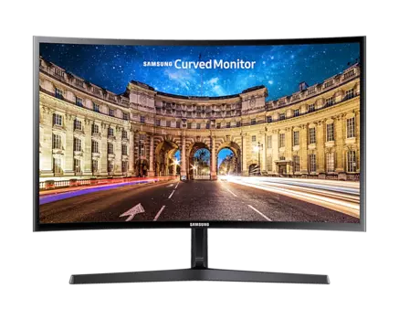 Монитор 23.5" Samsung CF39 LC24F396FHRXEN VA, изогнутый, 1920x1080 (16:9), 250кд/м2, 72Hz, 4мс, 178°/178°, FreeSync, VGA, HDMI, черный (LC24F396FHRXEN)