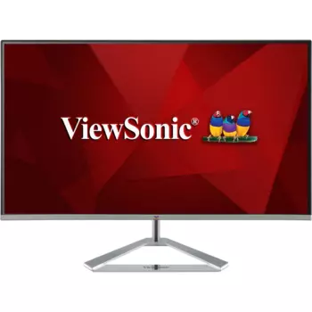 Монитор 23.6" Viewsonic VX2476-SH IPS, 1920x1080 (16:9), 250кд/м2, 4 мс, 178°/178°, VGA, HDMI, серебристый (VX2476-SH)