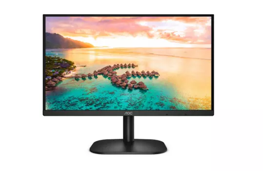 Монитор 23.8" AOC 24B2XH IPS, 1920x1080 (16:9), 250кд/м2, 4 мс, VGA, HDMI, черный