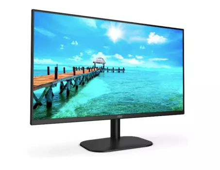 Монитор 23.8" AOC 24B2XHM2 VA, 1920x1080 (16:9), 250кд/м2, 4мс, 178°/178°, VGA, HDMI, черный