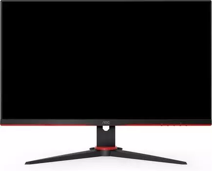 Монитор 23.8" AOC Gaming 24G2ZE IPS, 1920x1080 (16:9), 350кд/м2, 240 Гц, 0.5 мс, 178°/178°, HDMI, DisplayPort, черный/красный (24G2ZE/BK)