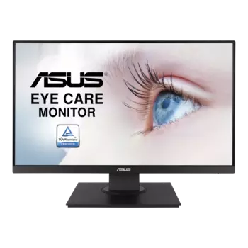 Монитор 23.8" ASUS VA24EHL IPS, 1920x1080 (16:9), 250кд/м2, 5мс, 178°/178°, VGA, DVI, HDMI, черный