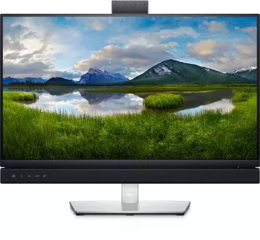 Монитор 23.8" DELL Conferencing Monitor C2422HE IPS, 1920x1080 (16:9), 250кд/м2, 5мс, 178°/178°, HDMI, 2, USB Type-C, USB-Hub, веб-камера, черный/серебристый (210-AYLU)