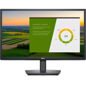 Монитор 23.8" DELL E2422HS IPS, 1920x1080 (16:9), 250кд/м2, 5 мс, 178°/178°, VGA, HDMI, DisplayPort, черный (E2422HS)
