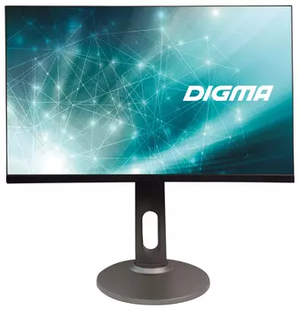 Монитор 23.8" Digma DM-MONB2408 IPS, 1920x1080 (16:9), 250кд/м2, 5мс, 178°/178°, HDMI, DisplayPort, USB-Hub, черный/серебристый