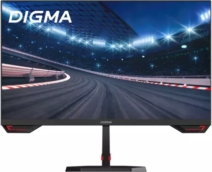 Монитор 23.8" Digma Gaming Overdrive 24P511F IPS, 1920x1080 (16:9), 250кд/м2, 180 Гц, 2 мс, 178°/178°, HDMI, DisplayPort, черный (DM24SG02)