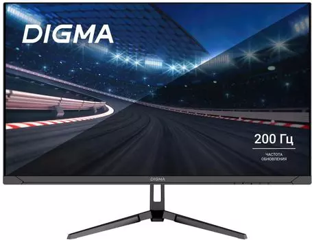Монитор 23.8" Digma Overdrive 24P410F IPS, 1920x1080 (16:9), 300кд/м2, 200 Гц, 2 мс, 178°/178°, HDMI, DisplayPort, USB-Hub, черный (DM24SG03)