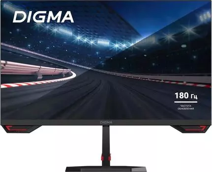 Монитор 23.8" Digma Overdrive 25P510F IPS, 1920x1080 (16:9), 250кд/м2, 180 Гц, 1 мс, 178°/178°, HDMI, DisplayPort, черный (DM25SG02)