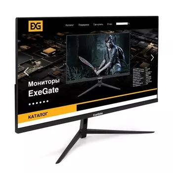 Монитор 23.8" ExeGate ProSmart EV2407 VA, 1920x1080 (16:9), 250кд/м2, 5 мс, 178°/178°, VGA, HDMI, черный (EX294427RUS)