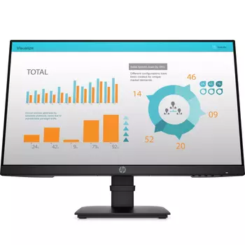 Монитор 23.8" HP P24 G4 IPS, 1920x1080 (16:9), 250кд/м2, 5мс, 178°/178°, VGA, HDMI, DisplayPort, черный (1A7E5AA)